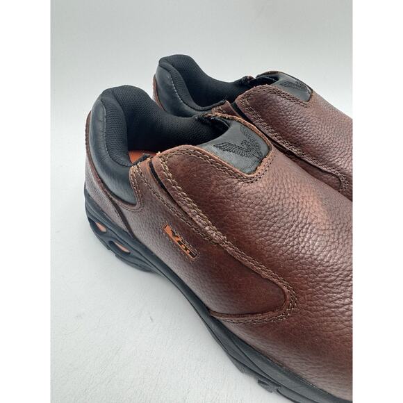 Thorogood ATHLETIC SLIP RESISTANT Men's NEW Slip On Work Shoe Brown US Size 9.5M - Picture 3 of 11